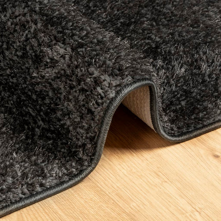 Matta ISTAN långluggad glansig antracit 100x200 cm