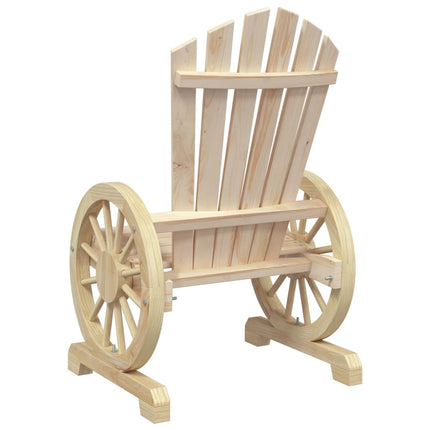 Adirondackstolar 2 st massivt granträ