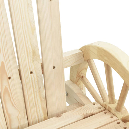 Gungstol adirondack massivt granträ