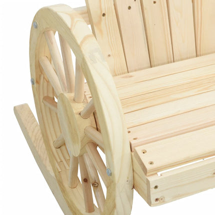 Gungstol adirondack massivt granträ