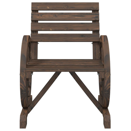 Trädgårdsstolar 2 st 58x58x78,5 cm massiv furu