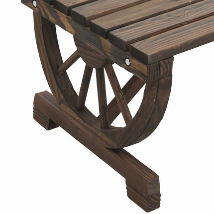 Soffbord för trädgården 90x50x40 cm massiv furu