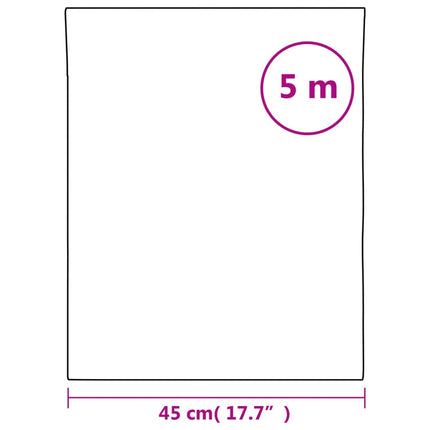 Fönsterfilm frostad randig design 45x500 cm PVC