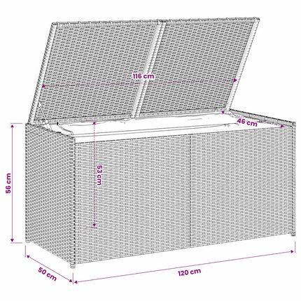 Dynbox brun 283L konstrotting
