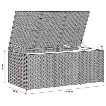 Dynbox blandad beige 984L konstrotting