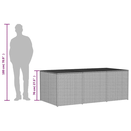 Dynbox blandad beige 984L konstrotting