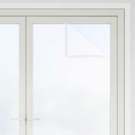 Fönsterfilmer 5 st statisk frostad vit PVC