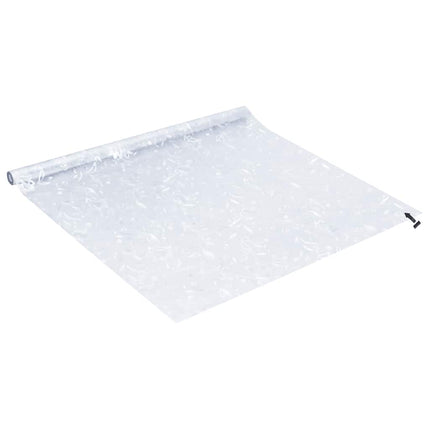 Fönsterfilmer 4 st frostat blommönster PVC