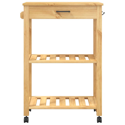Köksvagn MONZA 60x40x88,5 cm massivt furu