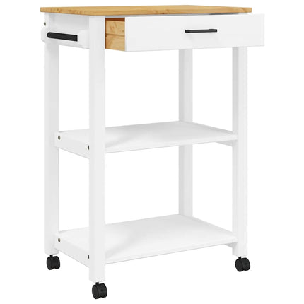Köksvagn MONZA 60x40x88,5 cm massivt furu