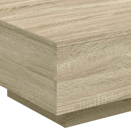Soffbord sonoma-ek 55x55x31 cm konstruerat trä