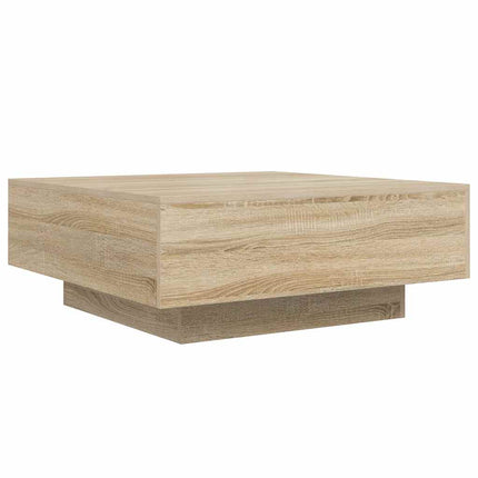 Soffbord sonoma-ek 80x80x31 cm konstruerat trä