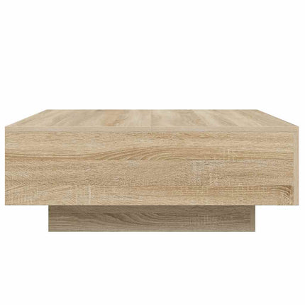 Soffbord sonoma-ek 80x80x31 cm konstruerat trä