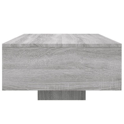 Soffbord med LED grå sonoma 85x55x31 cm