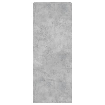 Väggmonterad tv-bänk betonggrå 40,5x30x102 cm konstruerat trä