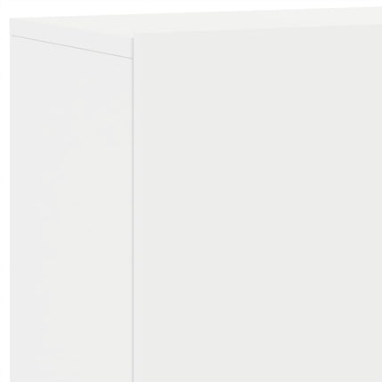 Väggmonterad tv-bänk vit 100x30x41 cm