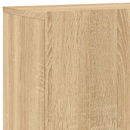 Väggmonterad tv-bänk sonoma-ek 100x30x41 cm