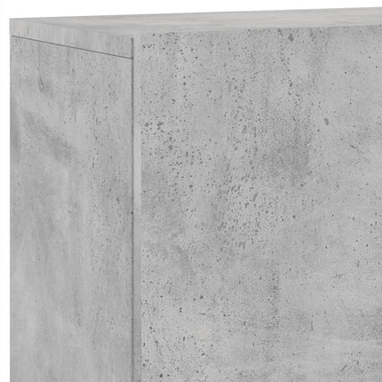 Väggmonterad tv-bänk betonggrå 100x30x41 cm