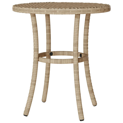 Bistrogrupp med dynor 3 delar mixbeige konstrotting