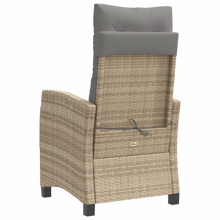 Bistrogrupp med dynor 3 delar mixbeige konstrotting