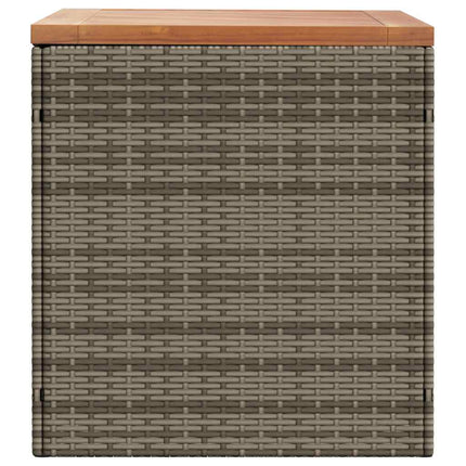 Dynbox grå 110x50x54 cm konstrotting akaciaträ