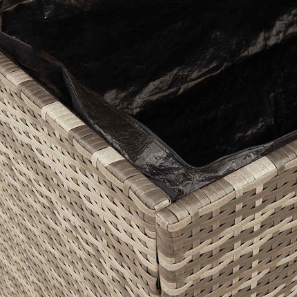 Dynbox grå 110x50x54 cm konstrotting akaciaträ