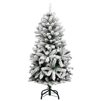 Plastgran med gångjärn 150 LEDs & kulor 120 cm
