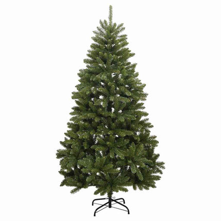 Plastgran med gångjärn 300 LEDs & kulor 240 cm