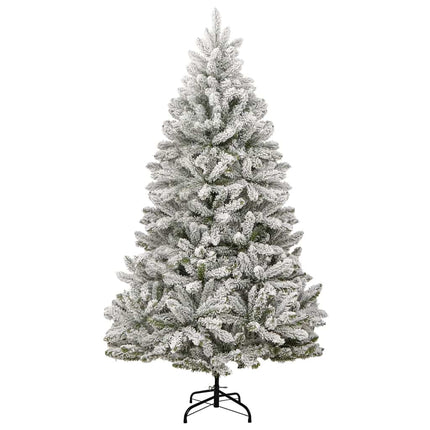 Plastgran med gångjärn 300 LEDs & kulor 270 cm