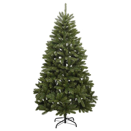 Plastgran med gångjärn 300 LEDs & kulor 210 cm