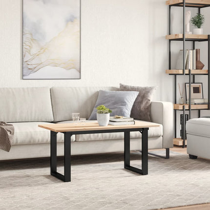 Bordsben för soffbord O-ram 90x30x43 cm stål