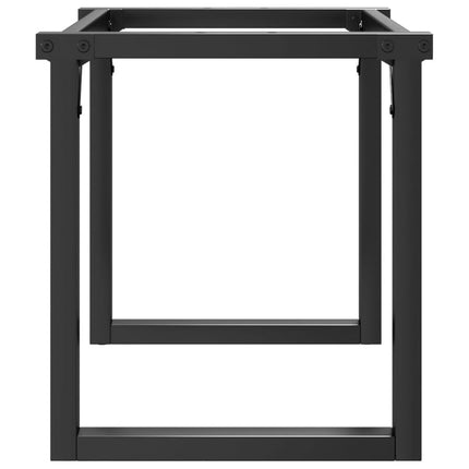 Bordsben för soffbord O-ram 90x30x43 cm stål