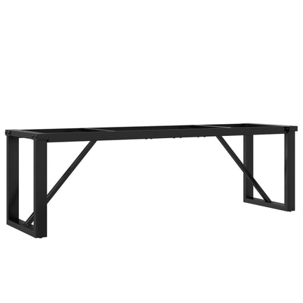 Bordsben för soffbord O-ram 140x30x43 cm stål