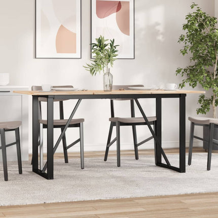 Bordsben för matbord O-ram 140x60x73 cm stål