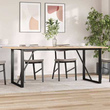 Bordsben för matbord O-ram 160x80x73 cm stål