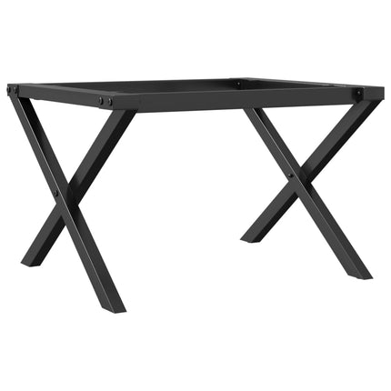 Bordsben för soffbord X-ram 60x40x38 cm stål
