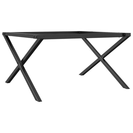 Bordsben för soffbord X-ram 70x60x43 cm stål