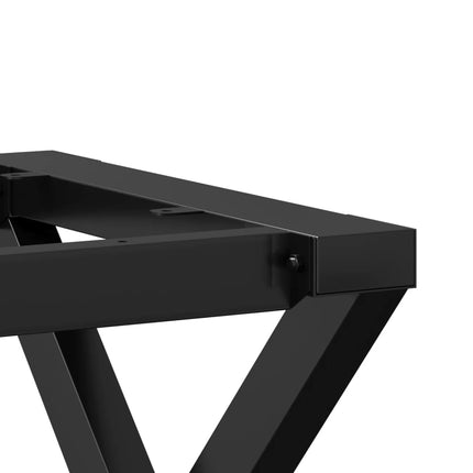 Bordsben för soffbord X-ram 70x30x43 cm stål