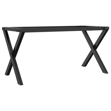 Bordsben för soffbord X-ram 80x40x43 cm stål
