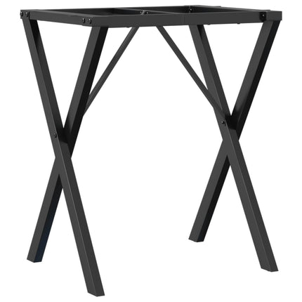 Bordsben för matbord X-ram 50x40x73 cm stål