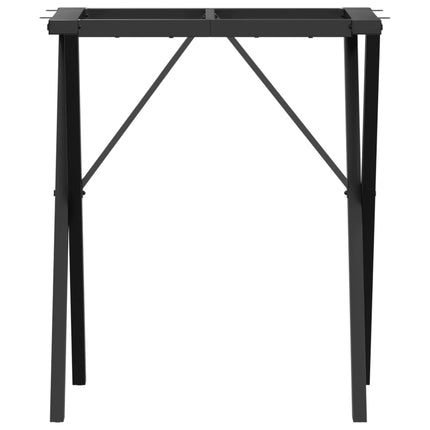 Bordsben för matbord X-ram 50x40x73 cm stål