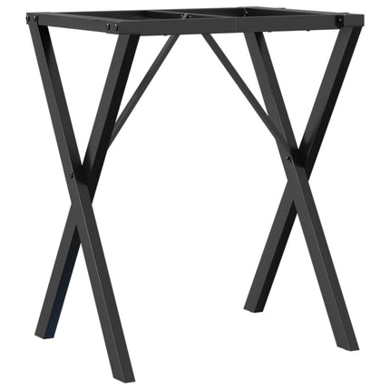 Bordsben för matbord X-ram 60x40x73 cm stål
