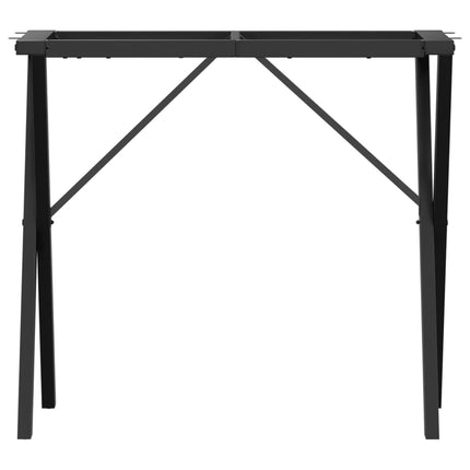 Bordsben för matbord X-ram 80x40x73 cm stål