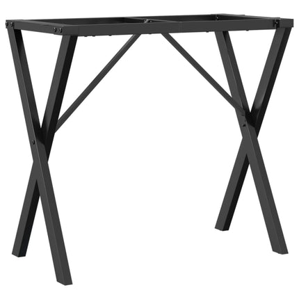 Bordsben för matbord X-ram 80x40x73 cm stål