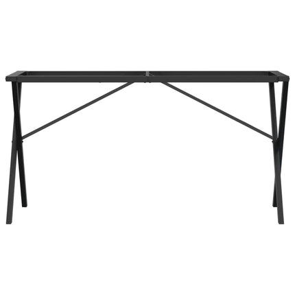 Bordsben för matbord X-ram 120x60x73 cm stål