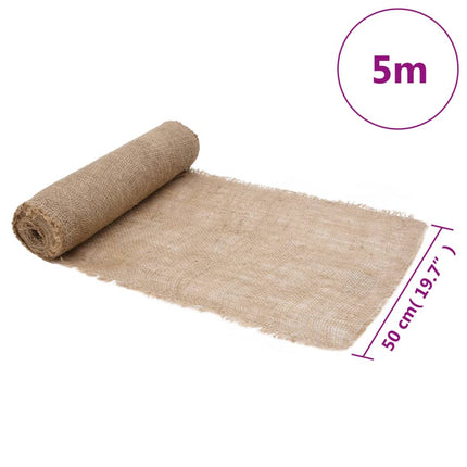 Juterulle 0,5x5 m 100 % jute 200 g/m²