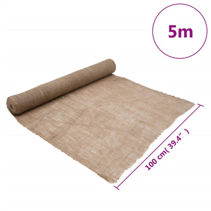 Juterulle 1x5 m 100 % jute 200 g/m²