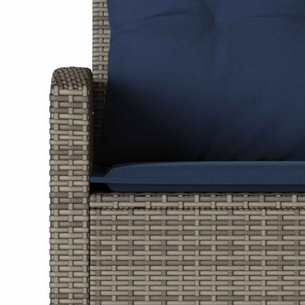 L-formad soffsoffa med kuddar grå konstrotting
