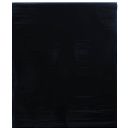 Fönsterfilm statisk frostad frostad svart 60x500 cm PVC