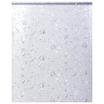 Fönsterfilm frostad blommönster 90x500 cm PVC